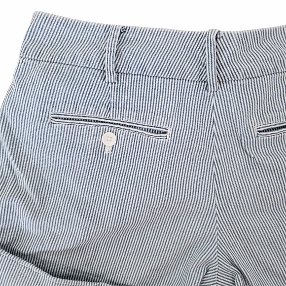 Club Monaco Marianna City Shorts blue stripes sz 2 - Picture 5 of 9